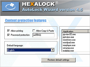  AutoLock Wizard